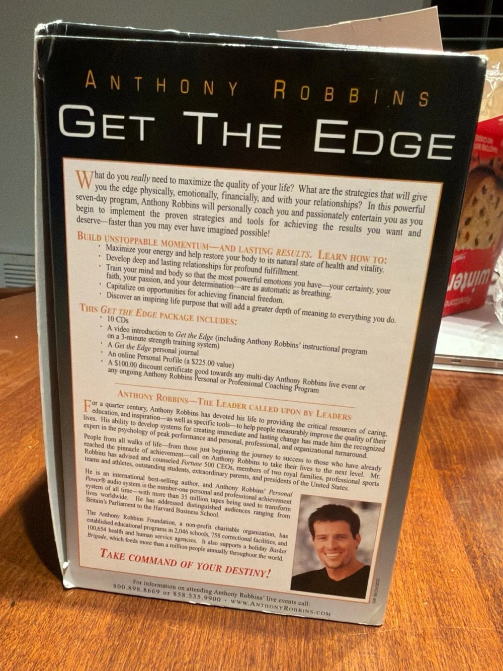 Anthony Robbins Get the Edge 7 Day Program Transform Your Life 10 CD Box Set